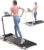 Walking Pad Treadmill with 12% Incline, 6 in 1 Folding Treadmill with Adjustable Handle Bar for Home/Office, Under Desk Treadmills Portable Walking Pad with App, Remote Control & LED Display