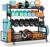 XL Dumbbell Rack Weight Stand – Adjustable Weight Rack for Dumbbells, Home Gym Storage Rack for Kettlebell, Balls,Yoga Mat Storage Holder, Workout Equipment Storage Organizer With Wheels