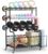 Dumbbell Rack, Weight Rack for Home Gym, Weight Stand for Dumbbells Kettlebells Yoga Mat and Balls, All in One Home Gym Storage with Universal Wheels and Hooks, Workout Storage for Yoga(Metal)