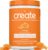 Create Creatine Monohydrate Gummies for Men & Women, Boost Focus, Strength, and Endurance, Anti-Melting Formula, Vegan, Gluten-Free, Non-GMO, 1.5g of Creatine per Gummy (Orange)