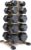 CAP Barbell Rubber Coated Hex Dumbbell Set with Vertical Rack | 100-300 lbs Free Weights Dumbbells Set for Home Gym | Multiple Options