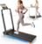 Walking Pad Treadmill with Incline & Adjustable Height, 4 in 1 Folding Under Desk Treadmill, 2025 Upgraded 3.5HP Walking Pad with Handle Bar, Electric Portable Treadmills for Home 350LBS, LED Display