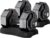 Ativafit 27.5/66/88LBS Pair Adjustable Dumbbell Set with Anti-slip Handle 12 In 1 Quick Dial Adjustment Weights With Safety Locking Button Space Saving Strength Training for Full Body Home Gym Workout
