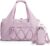 BAGSMART Gym Bag for Women, Lightweight Duffel Bag with Shoe Compartment, Weekender Bags with Wet Pocket, Workout Yoga Tote Bag for Women, Purple