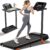 15% Auto Incline Treadmill for Home, Folding Treadmills 350LBS Weight Capacity, 3.5HP Portable Treadmills with Handle Bar/Console, Heavy Duty Treadmill Running Machine with Heart-Rate and Speaker