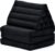 Leewadee – Comfortable Japanese Floor Mattress Used As Thai Floor Bed with Triangle Cushion, Futon Mattress Or Thai Massage Mat, 67 x 21 inches, Black