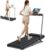 COZYINN 10% Incline Walking Pad, 2 in 1 Foldable Walking Pad Treadmills for Home and Office, 3.0 HP Portable Under Desk Treadmill with Handle Bar, 320 lbs Capacity, APP & Remote Control