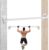36″ Heavy Duty Pull Up Bar Wall/Joist Mounted, 600 LB Capacity, Multi-Grip Bar for Garage & basement rafter Use – All-in-One Workout Station with Carabiners & Space-Saving Design