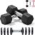 Adjustable Dumbbell Set of 2 Total 20 Lbs 4-in-1 Each 4lb 6lb 8lb 10lb 1s-Adjust Dual-Stable Free Weights for Women Men Home Gym Outdoor Workouts