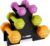 HolaHatha Neoprene Dumbbell Free Hand Weight Set with Rack, Ideal for Home Exercises to Gain Tone and Definition