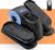 VIVURN® 028 Under Desk Elliptical 5 Modes 12 Speeds Electric Leg Exerciser As Seen on TV While Sitting for Seniors, Low Impact Passive Seated Pedal Exerciser Quiet & Smooth for Home and Office