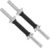 Yes4All Threaded Dumbbell Handles, Adjustable Dumbbell Bar Pair, 14/16/18/24-Inch Sizes, Fits 1″ or 1.15″ Plates, Non-Slip Grip, Secure Star-Lock Collars