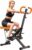 soges Squat Machine for Home, Squat Assist Trainer with Adjustable Resistance, Foldable Rowing Machine, LCD Display, Exercise Assisted Trainer for Glutes Legs Workout