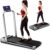RHYTHM FUN Foldable Treadmill, 300 lb Capacity Walking Pad 2.5HP Treadmill Under Desk, Portable Treadmill for Home and Office, Folding Treadmill 2 in 1 with Remote Control, LED Display
