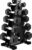 BalanceFrom Rubber Coated Hex Dumbbell Weight Set with Storage Rack, 100LB or 150LB or 200LB Set, 5-20 lbs or 5-25 lbs or 10-30 lbs Pairs