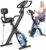 ZIWWVY- Foldable 3-in-1 Exercise Bike for Home – Upright & Recumbent Stationary Bike with 330 lbs Capacity, 8-Level Magnetic Resistance, Arm Bands & Pulse Sensor, Easy Assembly, 2025 upgrade X-bike