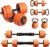 Adjustable Dumbbell Set,25/45/65lbs – Double-nut Fastening – 5 in 1 Free Weights as Barbell, Kettlebells, Push up Stand for Home Gym Men Women