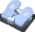 Foldable Leg Exerciser: Portable Foot Pedal Exerciser for Seniors Under Desk Foot Pedal Exerciser Stepper Exercise for Leg Muscles Relieves Varicose Veins Physical Therapy Aid