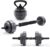 CAP Barbell 66 lb Multi-Use Adjustable Weight Set – Versatile Dumbbell, Barbell & Kettlebell for Full-Body Workouts | Gray