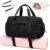 LEDAOU Small Gym Bag for Women, Mini Duffle Bag with Yoga Mat Holder Lightweight Carry On Sports Bag with Separate Shoe Pocket and Wet Pocket Duffel Bags Dance Yoga Workout Bag