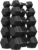 Hex Dumbbell 110-400 lb Set, Rubber Encased Exercise & Fitness Dumbbells for Home Gym, Non-Slip Handle Design for Secure & Comfortable Grip, Hand Weights for Strength Training