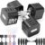 Adjustable Dumbbell Set 20LB 40LB 50LB Dumbbells Hand Weights for Women Men, Free Weight Set for Home Gym & Outdoor Exercise Weights Loss Workout Strength Training Equipments