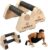 Wooden Parallettes Push Up Bars, 2 PCS Wood Calisthenics Bars with Non-Slip Base, Pushup Handles for Floor Home Fitness, Workout Equipment for Men and Women Strength Training