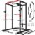Power Cage, 2000LBS Multi-Function S11 Power Rack with LAT Pulldown, Squat Rack with Adjustable Pulley System and More Training Attachments, Weight Workout Machine for Home Gym