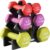HolaHatha Neoprene Dumbbell Weights Set with Rack, Home Gym Equipment, 20 Lbs, Multicolor – Portable Weighted Exercise Dumbbells for Fitness, Training, and Lifting Workouts