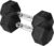 Yes4All Chrome/Rubber Grip Encased Hex Dumbbells – Hand Weights With Anti-Slip 10-30 LBS Pair