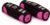RBX 2lb Walking Weights Pair (1lb Each), Soft Hand Weights with Reflective Safety Straps, Ergonomic Grip & Breathable Fabric, Add Resistance to Walking, Jogging & Aerobics