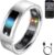 Smart Health Ring for Women Men, Vibration Alert, Touch Control, Fitness Tracker Ring with Sleep/Women’s Health/Heart Rate/Steps, IP68 Waterproof for iPhone and Android, Silver 9, No Subscription