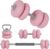 3-in-1 Adjustable Dumbbell Set 13/18/22/35LB – Soft Shell Weight Set Converts to Barbell & Kettlebell with Connector, All-in-1 Home Gym Strength Training Equipment for Men & Women