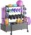 Adjustable Dumbbell Rack, 4-Tier Movable Weight Rack Stand for Home Gym Up To 405lb with Lockable Caster & Hooks, Home Gym Equipment Storage for Dumbbell Kettlebell Yoga Mat Ball