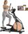 FEIERDUN Elliptical Machine,Total Body Fitness Cross Trainer for Home Use, Cardio Training Elliptical Trainers with Hyper-Quiet Electromagnetic Front Driving System, 20IN Stride, 32 Resistance Levels