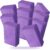 10 Pcs Yoga Blocks Eva Foam Blocks Supportive Yoga Brick Soft Non Slip Gymnastic Blocks Lightweight Dance Blocks for Stretching Accessories for Women, Pilates, Meditation (Purple)