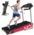 FYC Compact Folding Treadmill for Home – 2.5HP Quiet Brushless Motor, 3-Level Incline, 7.5 MPH, Shock Absorption, Space-Saving Design for Running, Walking – Treadmill for Small Spaces & Home Use