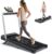 WELLFIT Folding Treadmills with 10% Incline, Under Desk Walking Pad 360lbs Weight Capacity, Treadmill for Home Office with Handle Bar, 3 in 1 Smart Treadmill Work with KINOMAP No Assembly Easy to Move