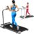 Walking Pad Treadmill with Handle Bar for Home Office,3.0HP Low Noise Portable Folding Under Desk Treadmill with Remote Control,Jogging Running Machine,350 Lbs Capacity,LED Display