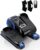 Under Desk Elliptical Machine, Ellipse Leg Exerciser for Seniors with 12 Adjustable Speed, Quiet & Portable Electric Machine Seated Pedal Exerciser with Remote Control for Home
