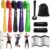 WHATAFIT Resistance Bands,Pull Up Assist Bands Set with Handles, Exercise & Workout Bands with Door Anchor for Men & Women – Home Fitness Equipment for Strength Training, Stretching