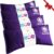Lavender Eye Pillows – Yoga Eye Pillows Namaste Hot Cold Aromatherapy for Stress, Meditation, Spa, Relaxation Gifts – Made in USA by Happy Wraps – Set of 4 – Purple Cotton