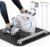 Under Desk Bike Pedal Exerciser, Quiet Magnetic Mini Exercise Bike with MERACH App for Arm, Leg Recovery, Physical Therapy, Smooth Foot Desk Cycle with 2 Resistance Bands & Non-Slip Mat