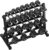 HANDBODE Hex Dumbbell Set with Rack, 350-690 lb, Non-Slip Rubber Grip Handles, Rubber Coated Fixed Weights, Heavy Duty Storage Stand, Hexagon Shape, Multiple Weight Options for Home Gym Strength Training