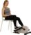 Sunny Health & Fitness Sitting Under Desk Elliptical Exerciser, Portable Pedal Training Machine for Senior Exercise, Peddler for Home Workout, Optional Free SunnyFit App, Magnetic, Motorized & In Pink