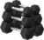 Hex Dumbbell 45-480 lb Set, Rubber Encased Exercise & Fitness Dumbbells for Home Gym, Hand Weights for Strength Training