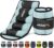APEXUP 10lbs/Pair Adjustable Ankle Weights for Women and Men, Modularized Leg Weight Straps for Yoga, Walking, Running, Aerobics, Gym, Physical Therapy