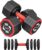 Yoleo Adjustable Dumbbell Set, 4 in 1 Free Weights Dumbbells Set for Home Gym, Each 10lb 15lb 20lb 25lb with TPU Soft Rubber Handle for Full Body Exercise Training