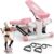 ZENOVA Steppers for Exercise at Home Portable Mini Stepper Stair Stepper with Resistance Band and Mat Fitness Stepper for Full Body Cardio Exercise 330lbs Weight Capacity