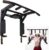 Wall Mounted Pull Up Bar Chin for Indoor Home Gym Workout, Power Tower Set Training Equipment Fitness Dip Stand Supports to 440 Lbs（Black）
